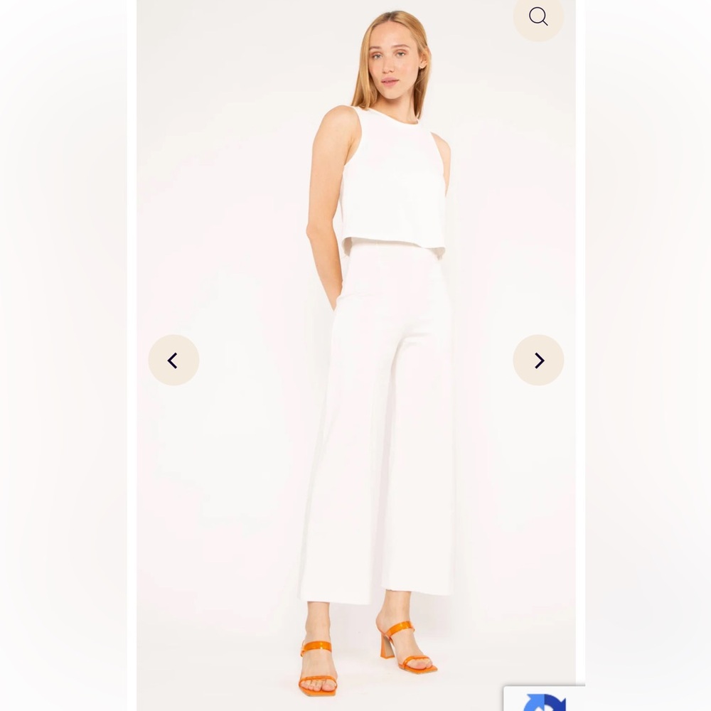 Ripley Rader Off-White Ponte Knit Straight Leg Pant XS / Off-White NWT